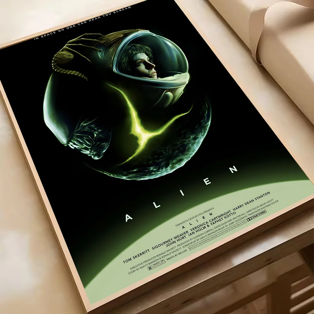 Alien - plakat filmowy sci-fi Wzór 4