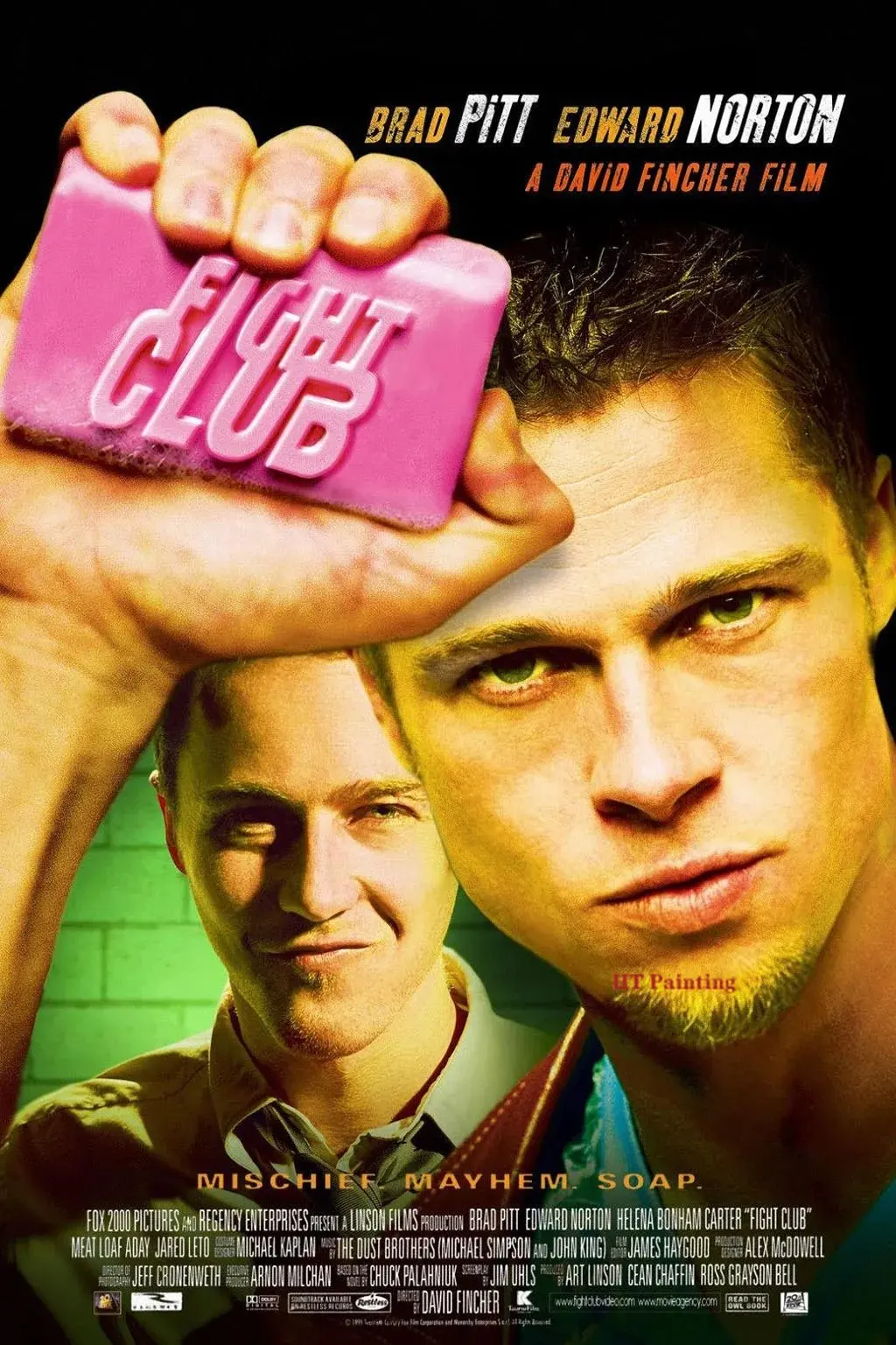 Fight Club - plakat filmowy Niebieski