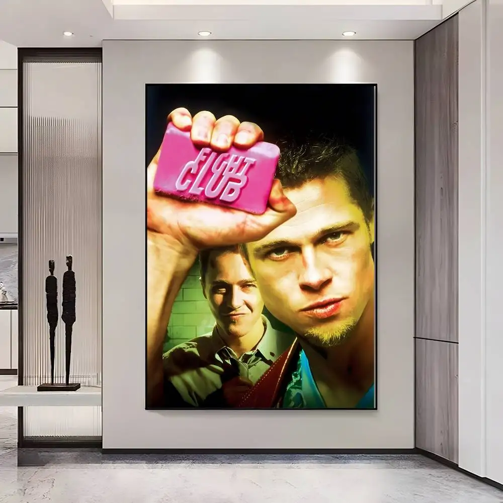 Plakat filmowy w klasycznym kinowym stylu Biały