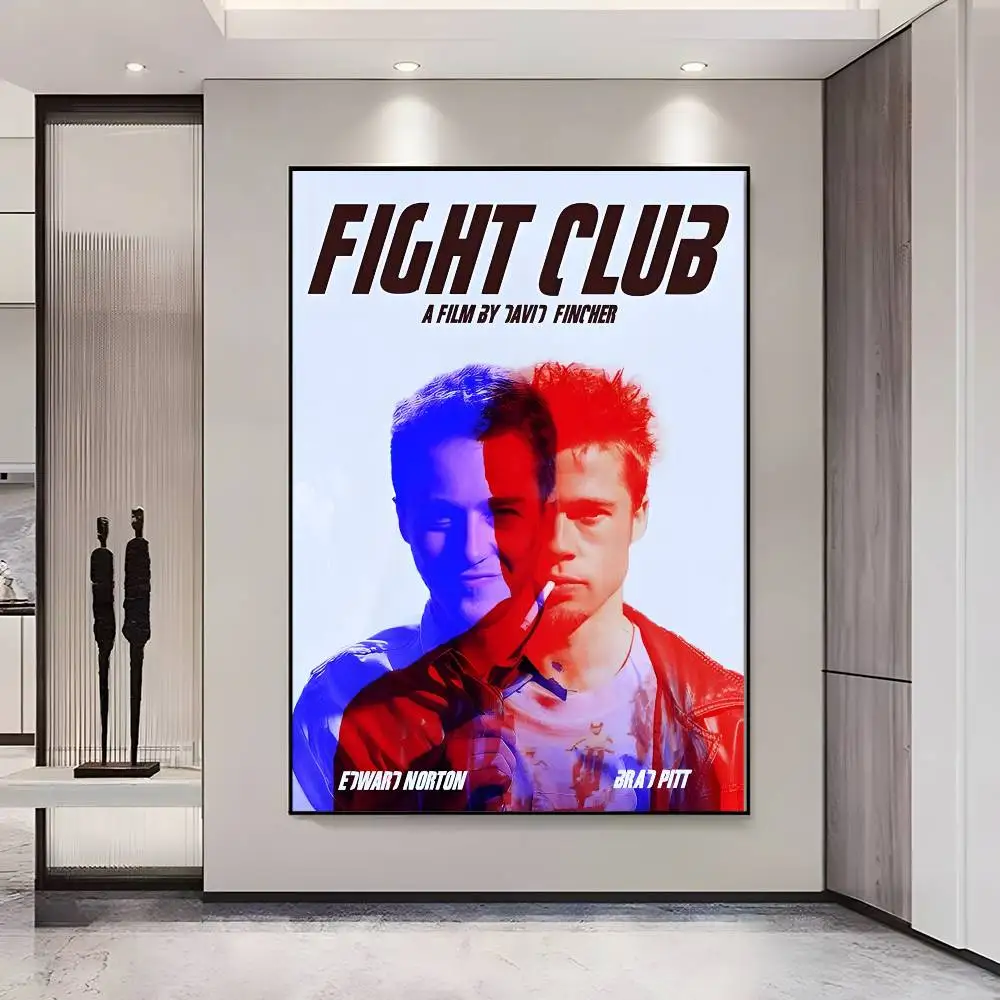 Plakat filmowy w klasycznym kinowym stylu Niebieski
