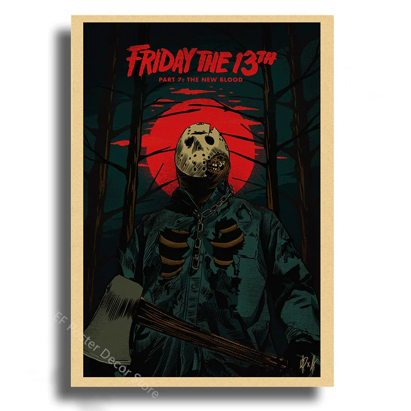 Plakat filmowy Monsters w stylu vintage Wzór 11