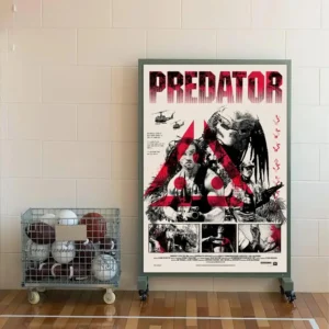 Plakat filmowy Predator - grafika do pokoju Black2