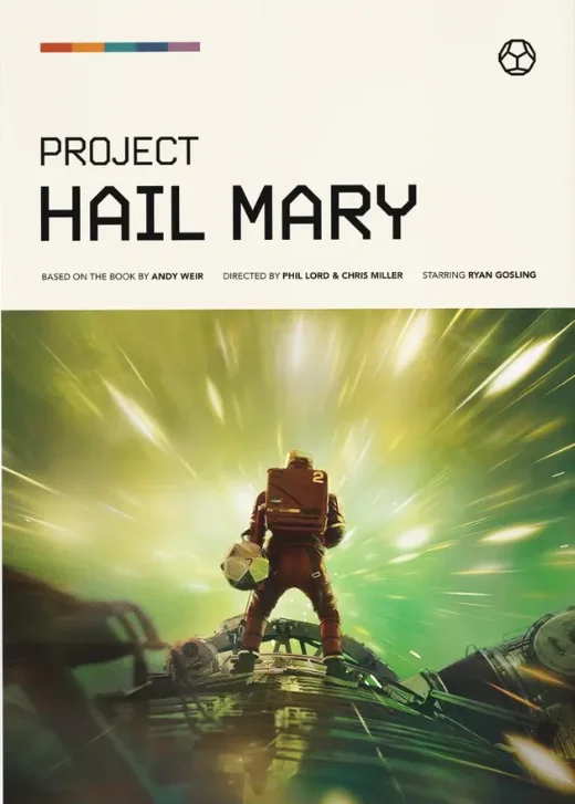Plakat filmowy Projekt Hail Mary Wzór 1