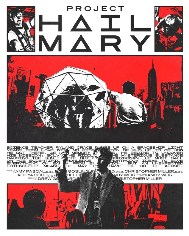 Plakat filmowy Projekt Hail Mary Wzór 7