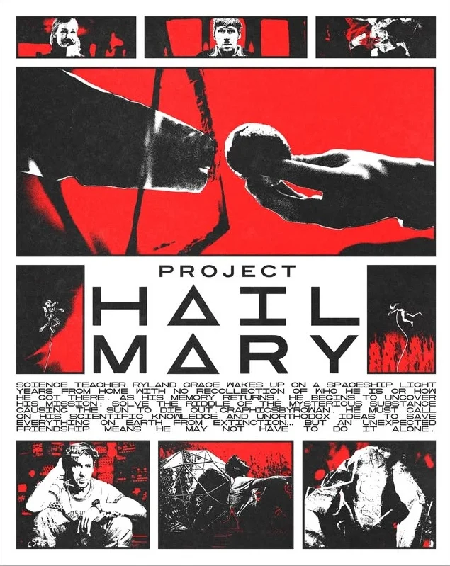 Plakat filmowy Projekt Hail Mary Wzór 8