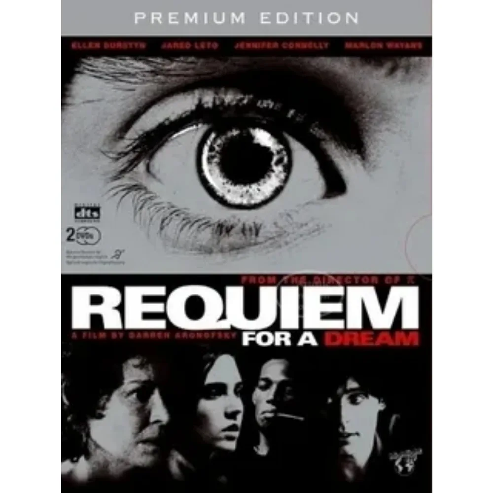 Plakat filmowy Requiem dla snu Ciemny szary