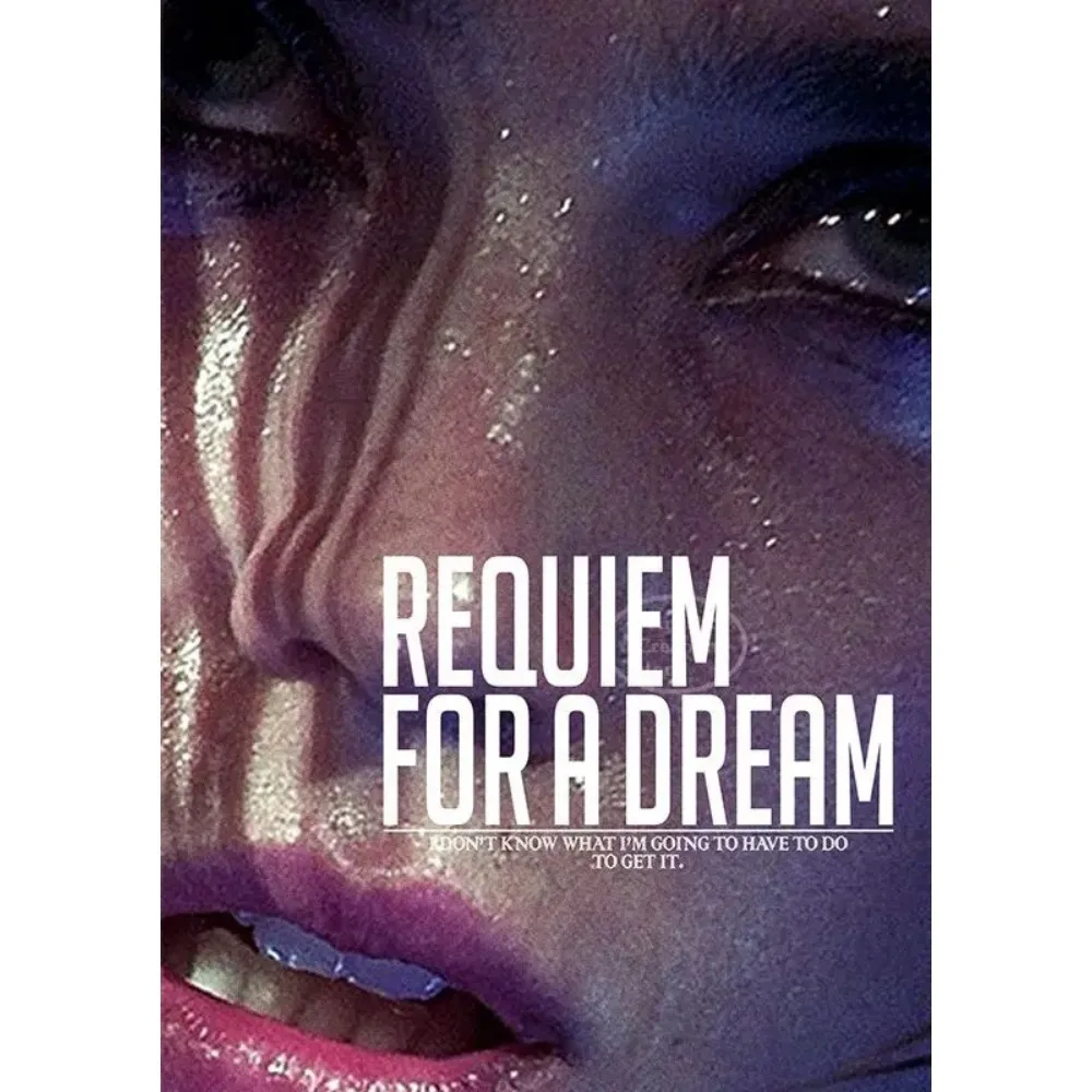Plakat filmowy Requiem dla snu Pomarańczowy