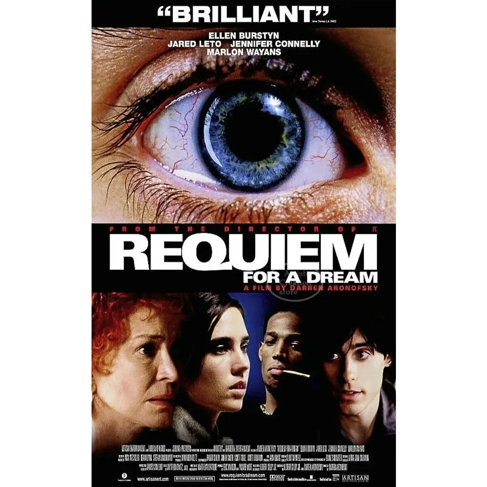 Plakat filmowy Requiem dla snu Różowy