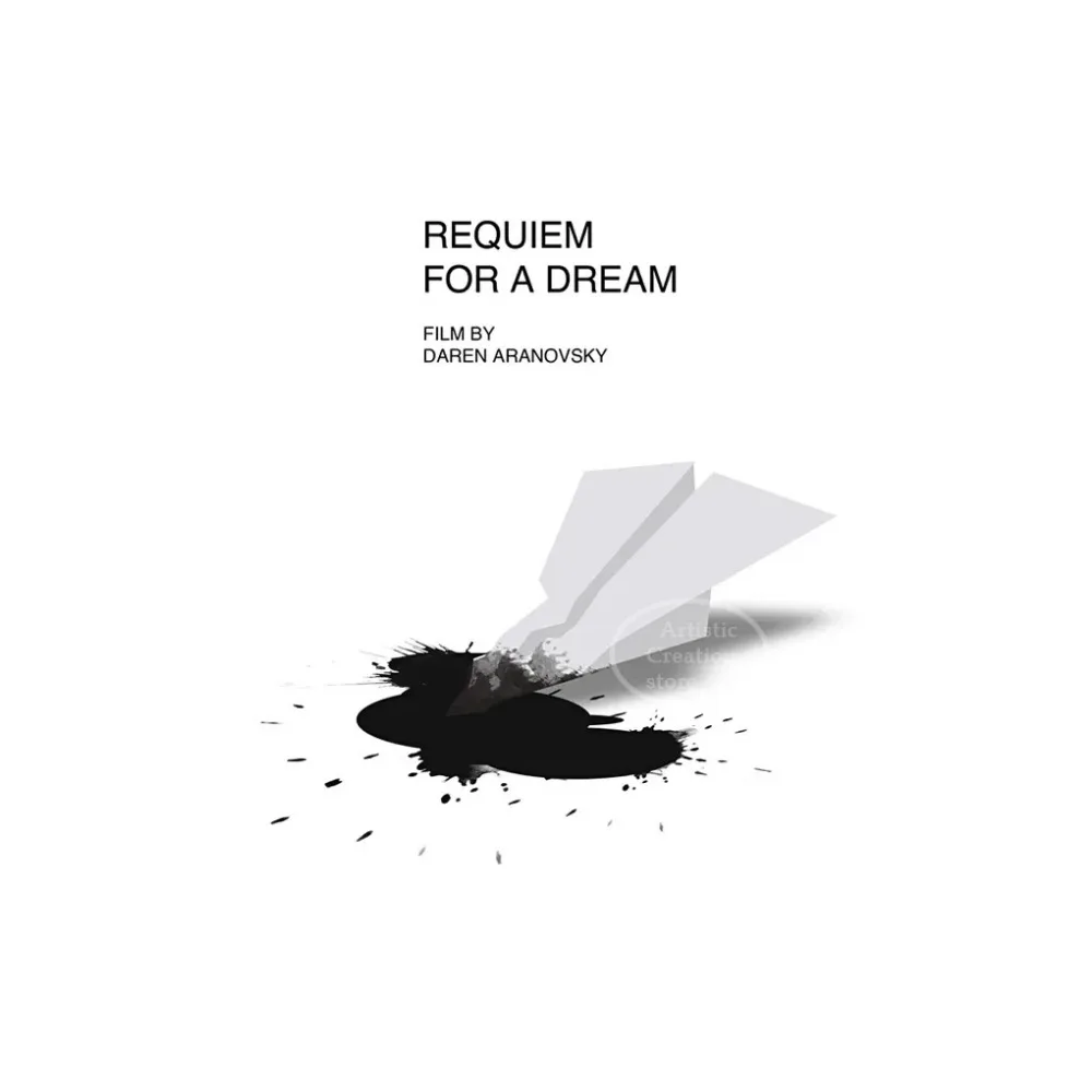 Plakat filmowy Requiem dla snu śliwka