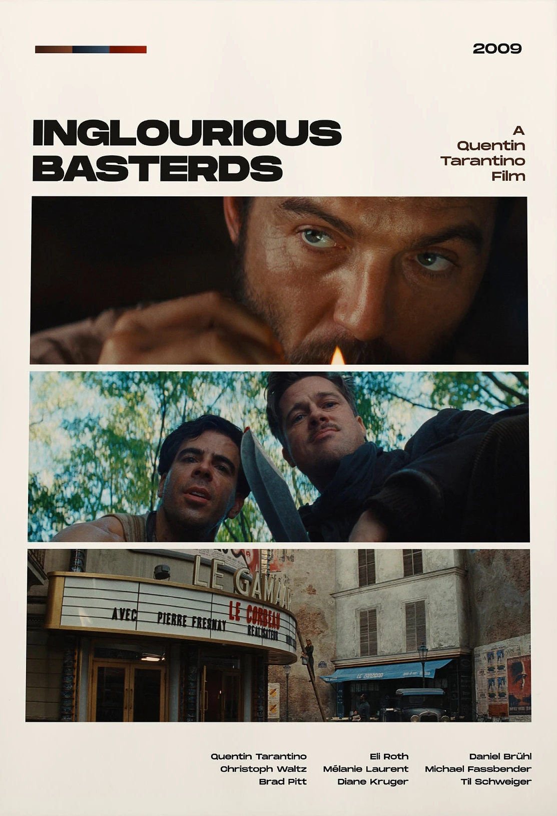 Retro plakat filmowy w stylu vintage Wzór 2