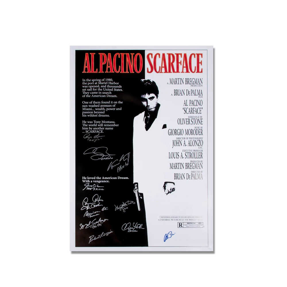 Scarface - kultowy plakat filmowy Biały