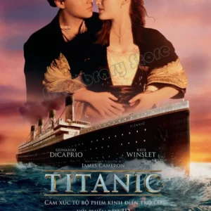 Plakat filmowy Titanic w stylu retro Wzór 1