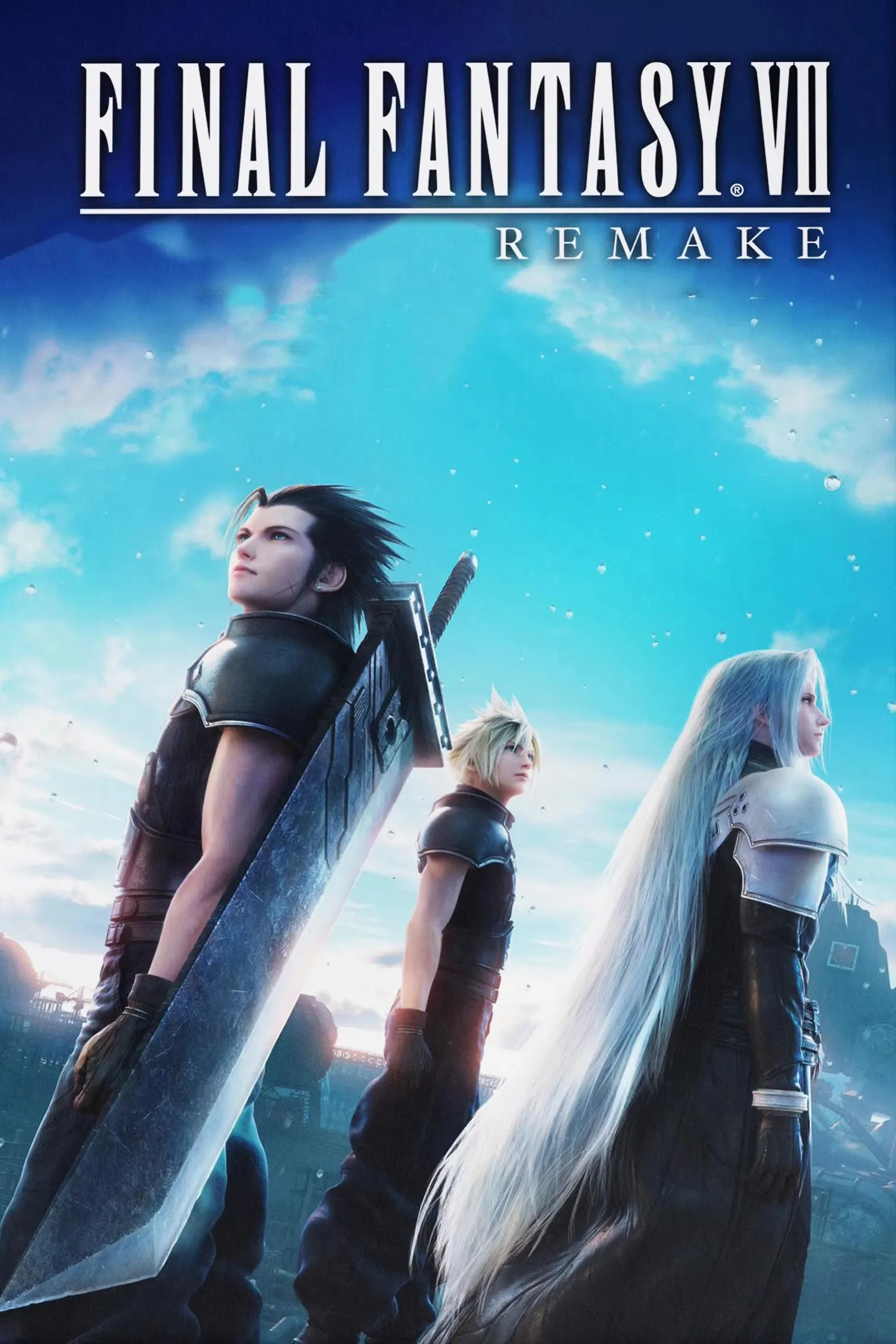 Final Fantasy VII - plakat Czarny