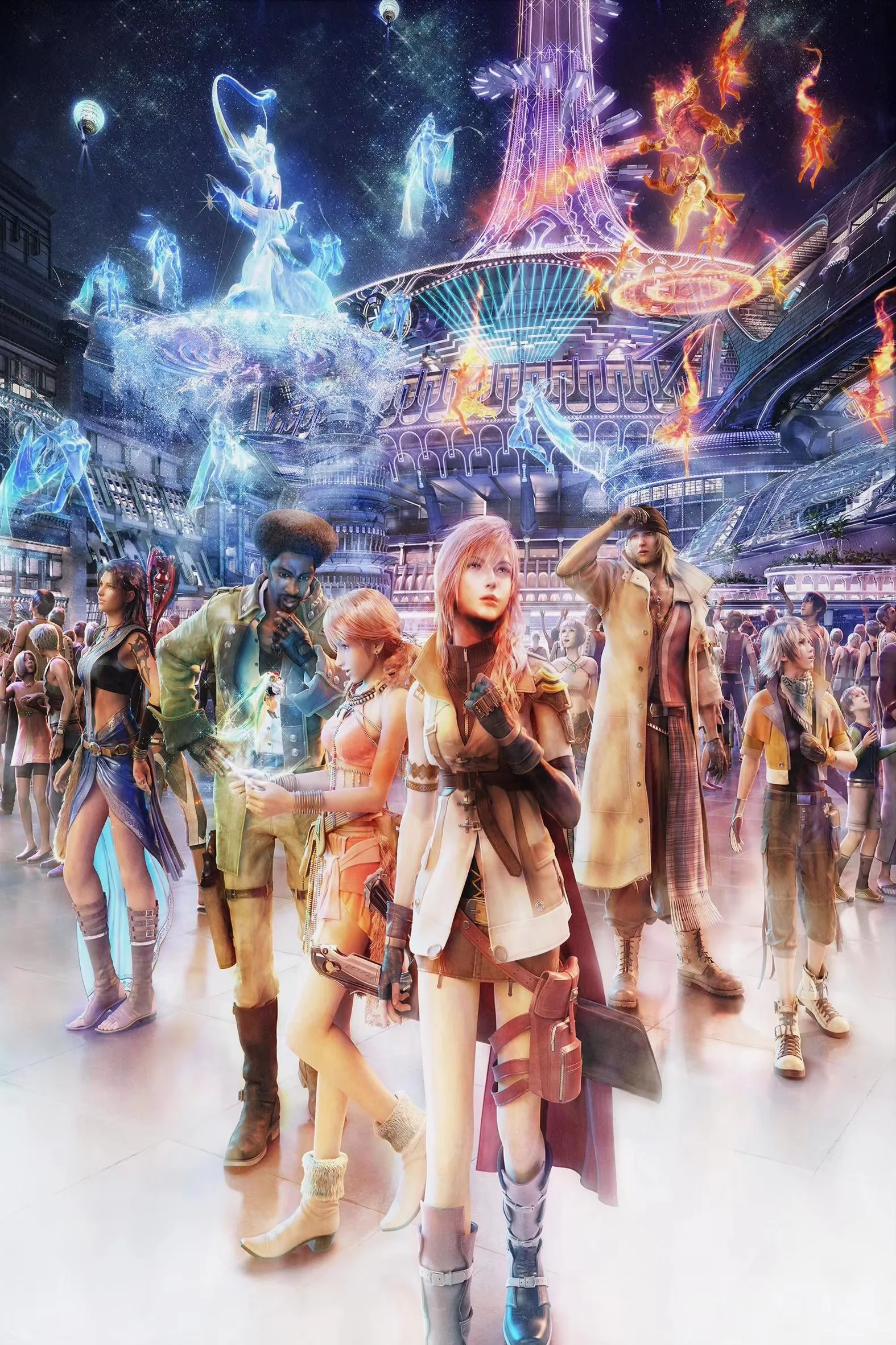 Final Fantasy VII - plakat Jasnozielony