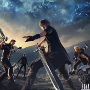 Final Fantasy VII - plakat Zielony
