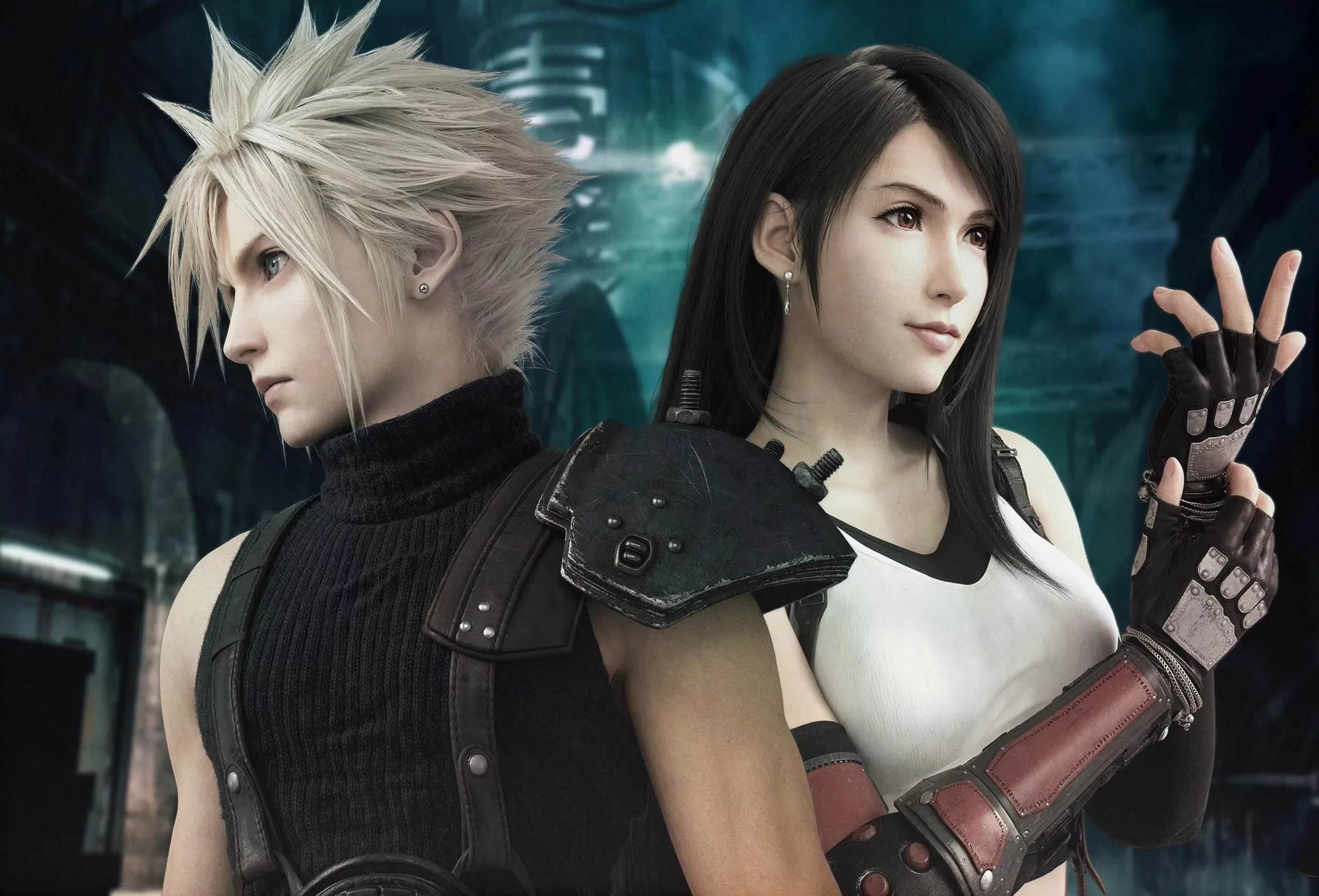 Final Fantasy VII – plakat żółty