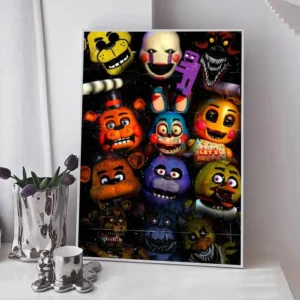 Plakat Five Nights at Freddy's Wzór 1