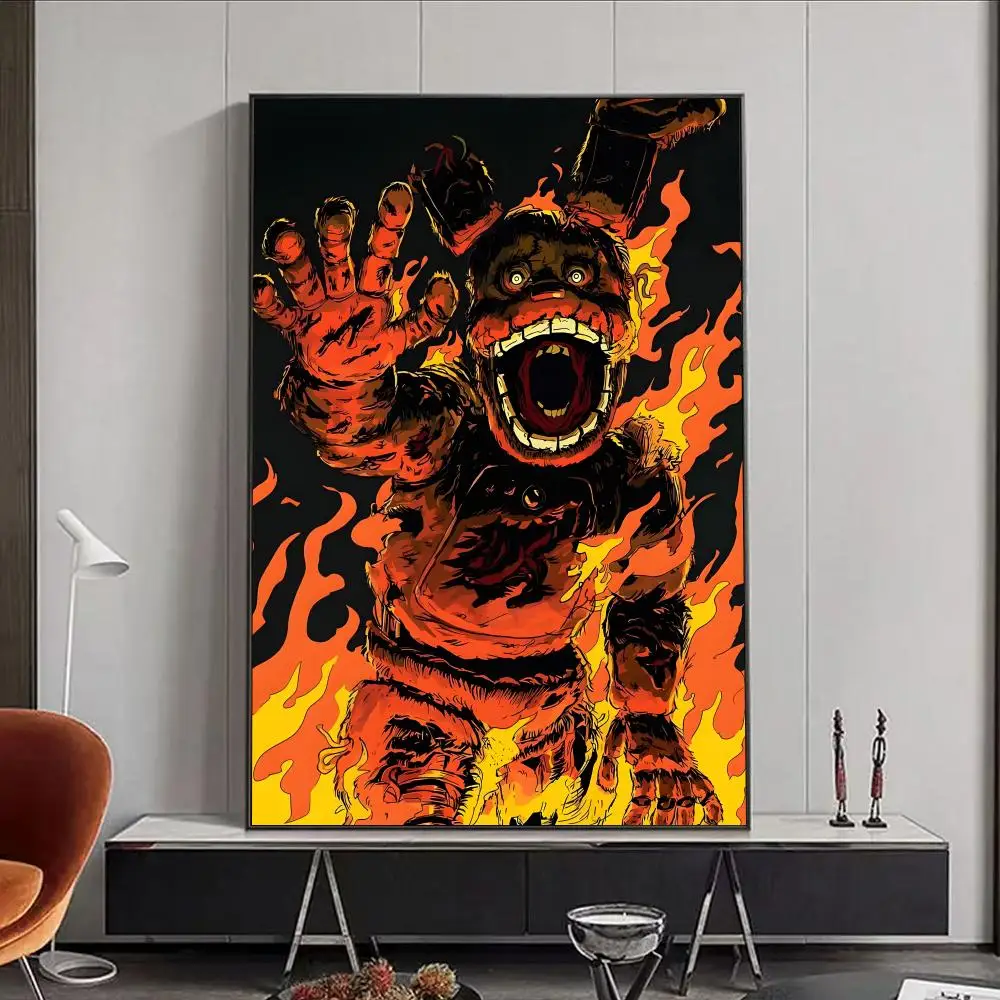 Plakat FNAF Five Nights at Freddy's Wzór 1