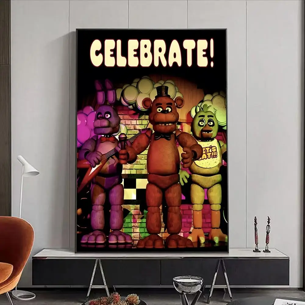 Plakat FNAF Five Nights at Freddy's Wzór 3