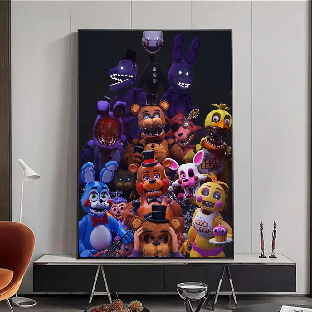Plakat FNAF Five Nights at Freddy's Wzór 7