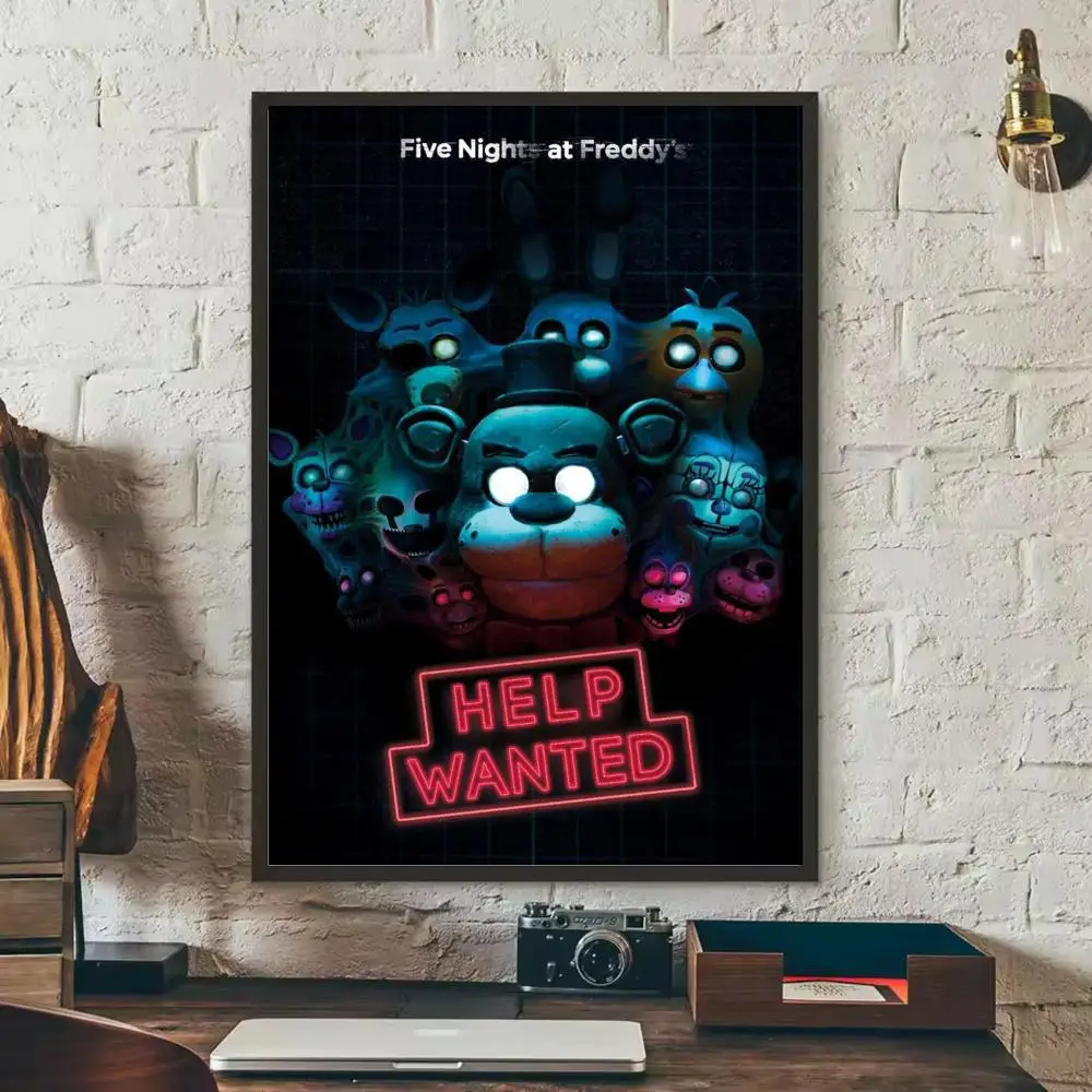 Five Nights at Freddy’s – plakat z gry Czarny2