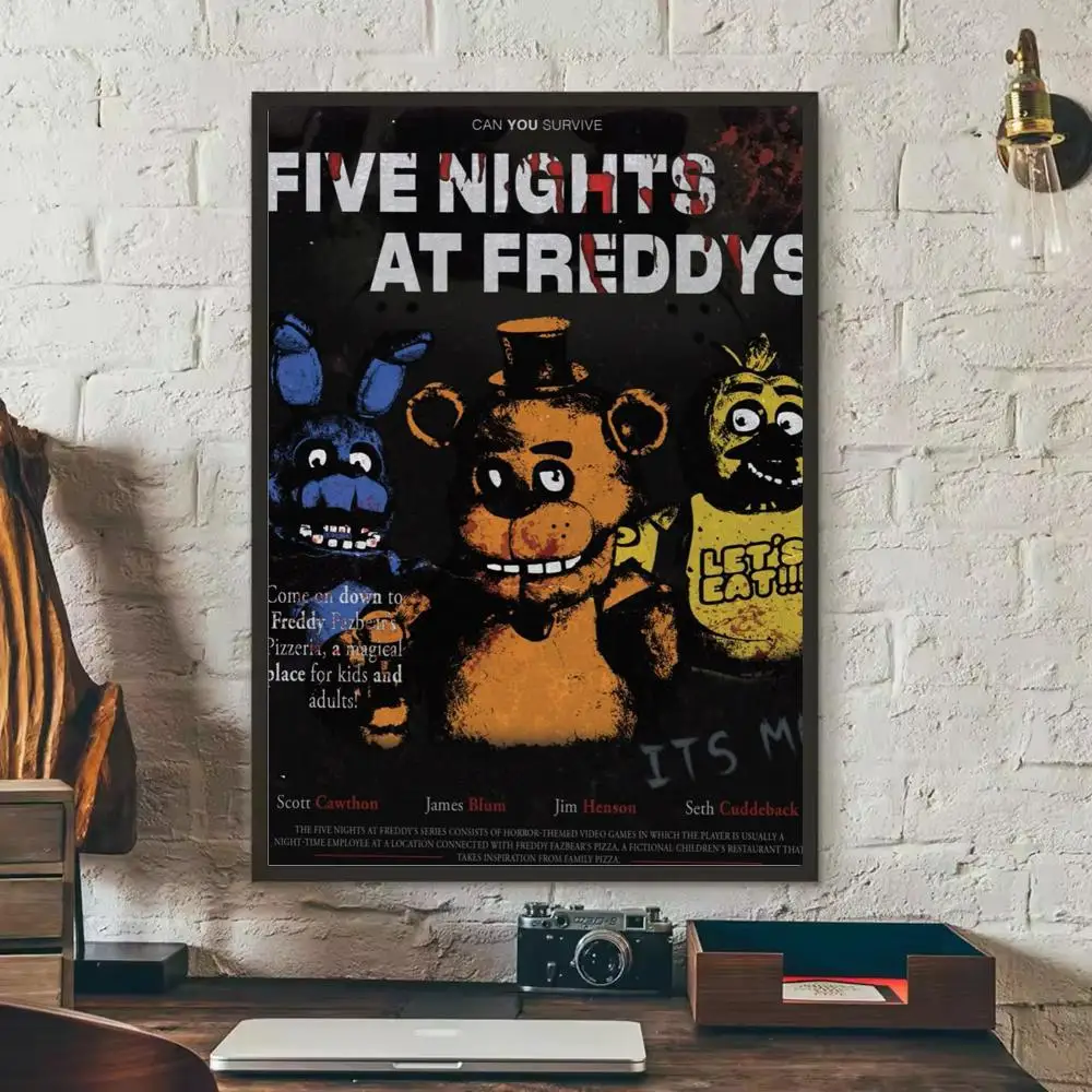 Five Nights at Freddy’s – plakat z gry Czarny3