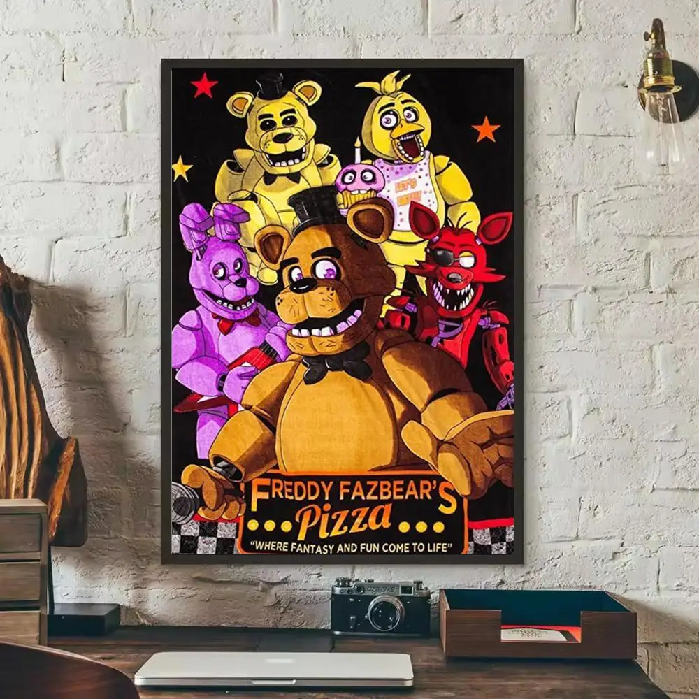 Five Nights at Freddy’s – plakat z gry Czarny4