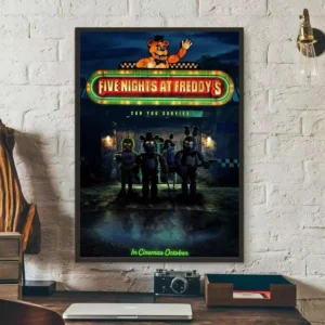 Five Nights at Freddy's - plakat z gry Czarny6