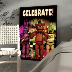 Plakat FNAF Five Nights at Freddy's Wzór 1