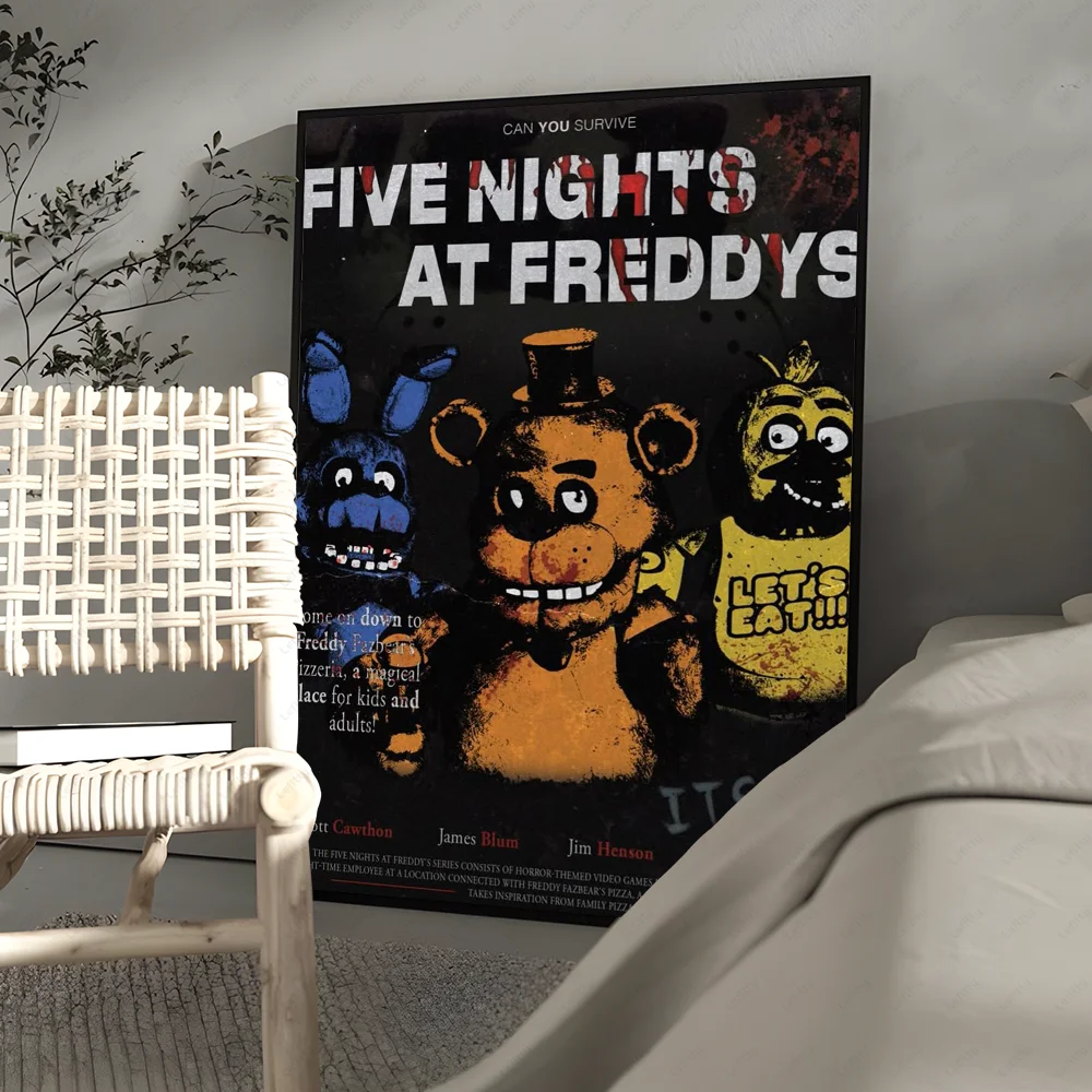 Plakat FNAF Five Nights at Freddy's Wzór 4