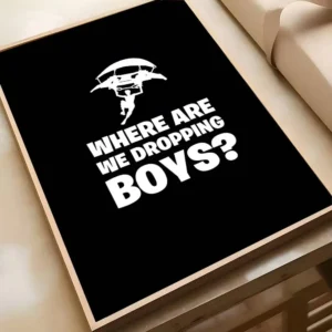 Plakat z grą Fortnite Wzór 1