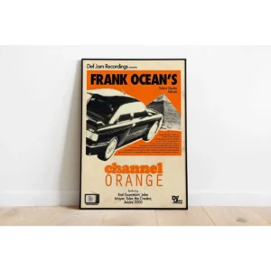 Plakat Frank Ocean Blond – muzyczna grafika Wzór 1