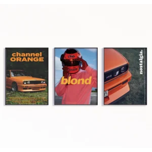 Plakat Frank Ocean Blond - nowoczesna grafika muzyczna Wzór 1