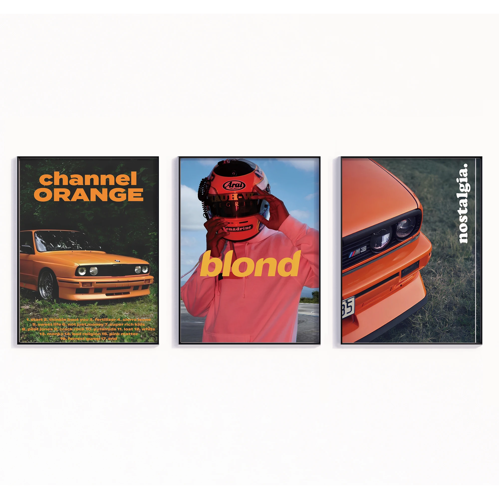 Plakat Frank Ocean Blond - nowoczesna grafika muzyczna Wzór 1