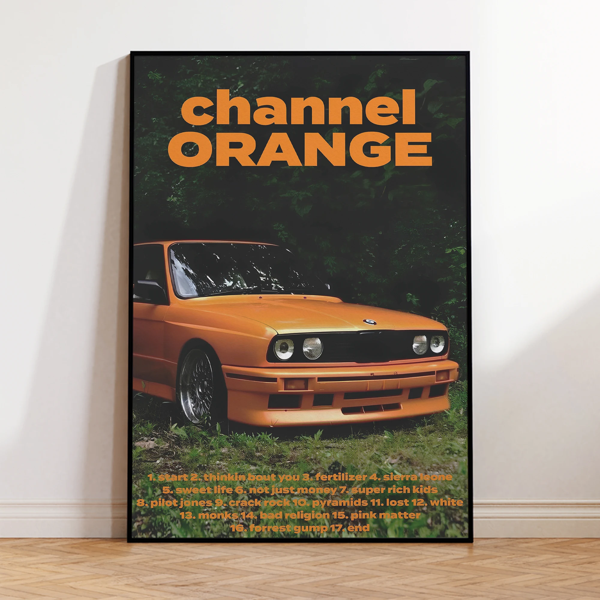 Plakat Frank Ocean Blond - nowoczesna grafika muzyczna Wzór 2