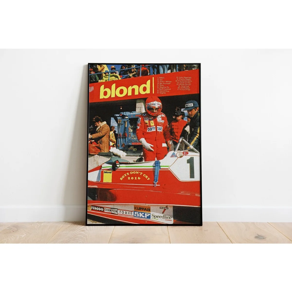 Plakat Frank Ocean Blond – muzyczna grafika Wzór 4