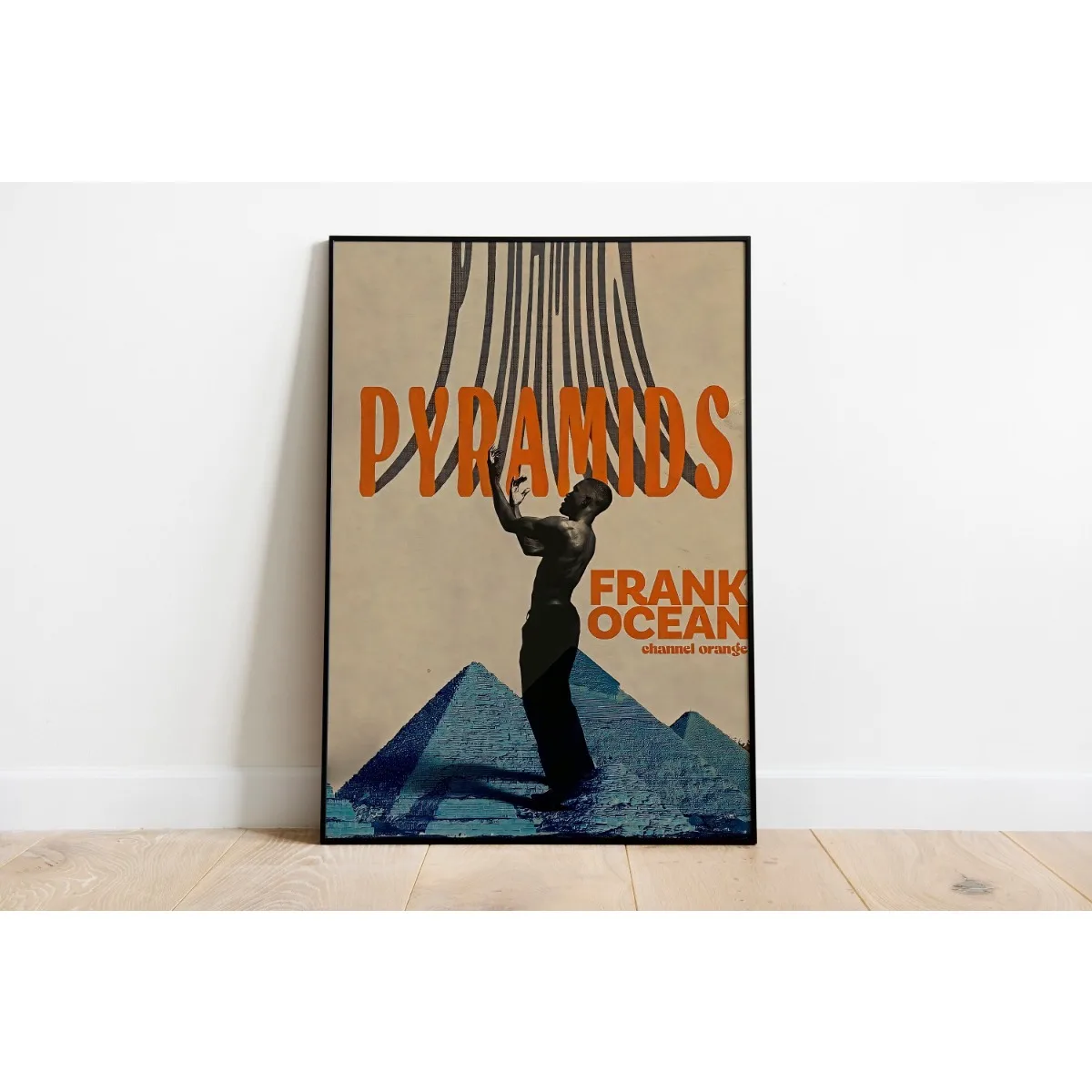 Plakat Frank Ocean Blond – muzyczna grafika Wzór 6