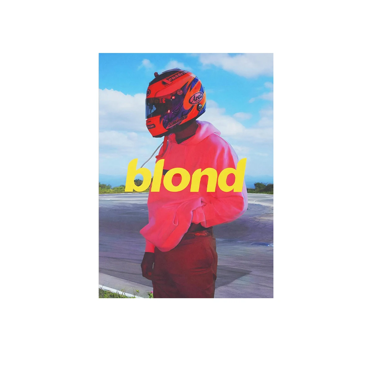 Plakat Frank Ocean Blond – muzyczna grafika Wzór 8