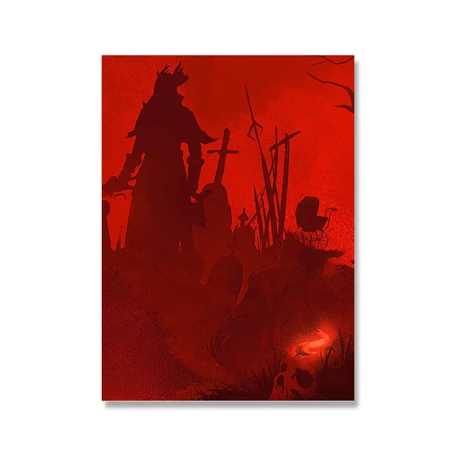 Plakat gamingowy Wiedźmin i światy gier Wzór 8