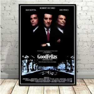 Plakat gangsterski w stylu vintage Czerwony