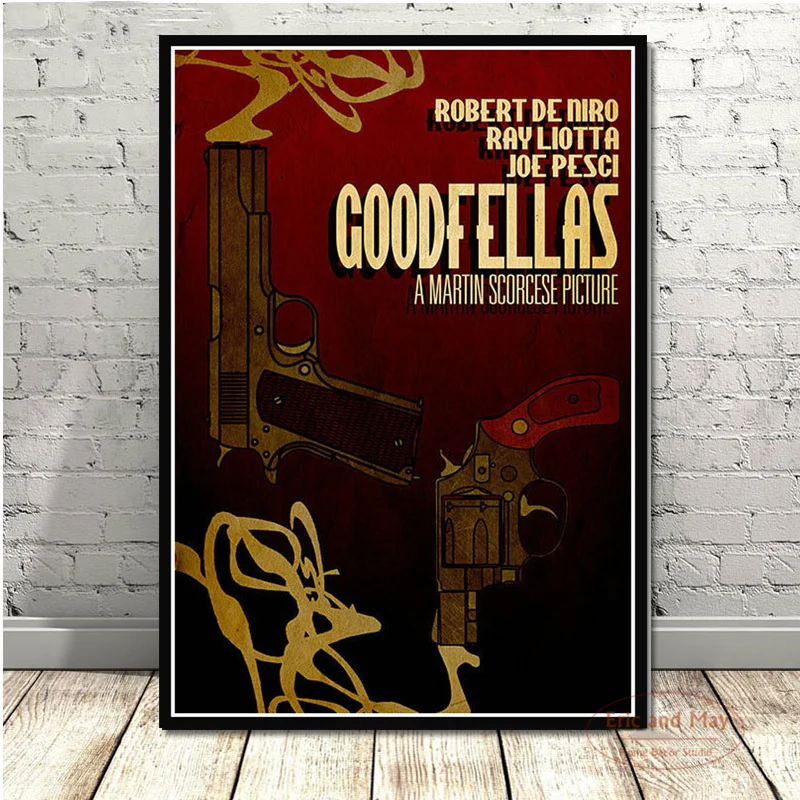 Plakat gangsterski w stylu vintage Fioletowy/фиолетовый