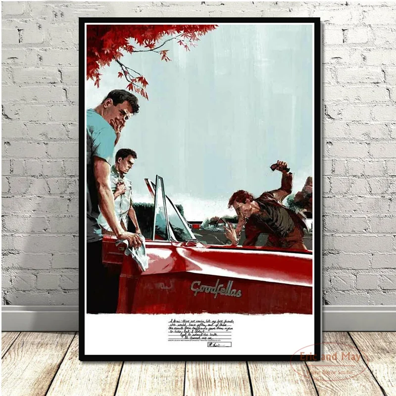 Plakat gangsterski w stylu vintage Jasnoszary