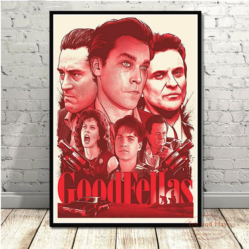 Plakat gangsterski w stylu vintage Jasnożółty