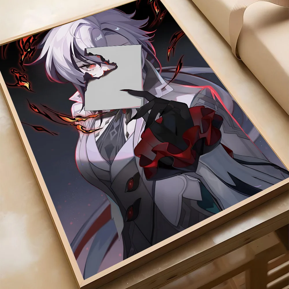 Plakat Genshin Impact Arlecchino Wzór 1