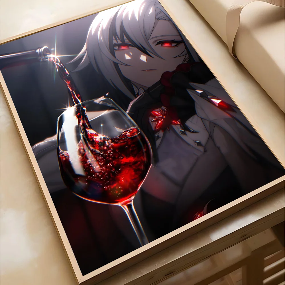 Plakat Genshin Impact Arlecchino Wzór 5