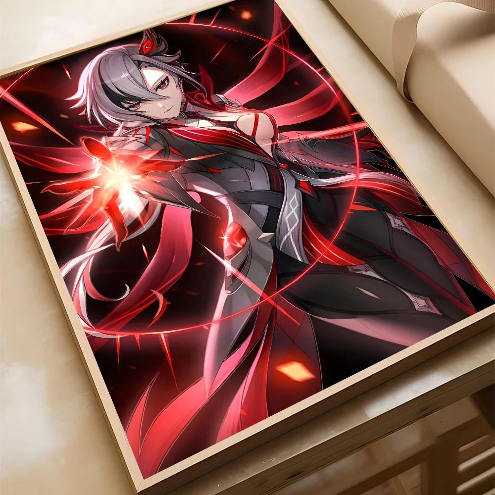 Plakat Genshin Impact Arlecchino Wzór 7