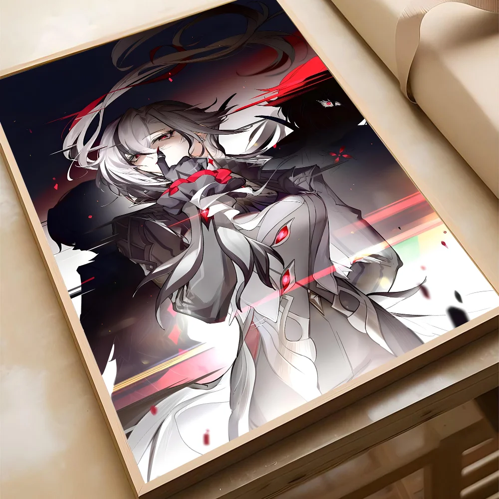 Plakat Genshin Impact Arlecchino Wzór 8