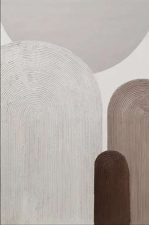 Plakat geometryczny 3D - czarno-białe linie Wzór 6
