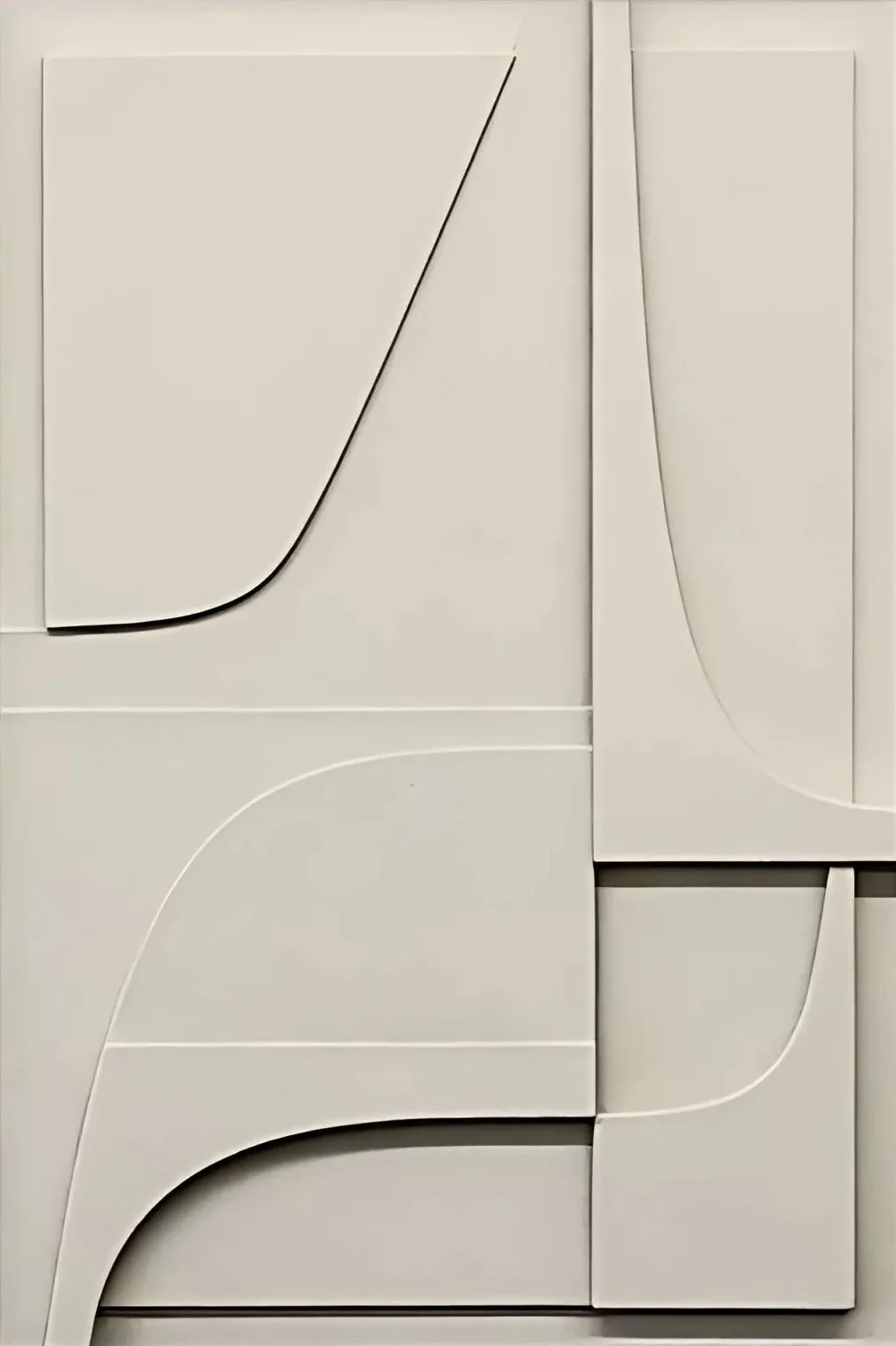 Plakat geometryczny z efektem 3D Burgundia