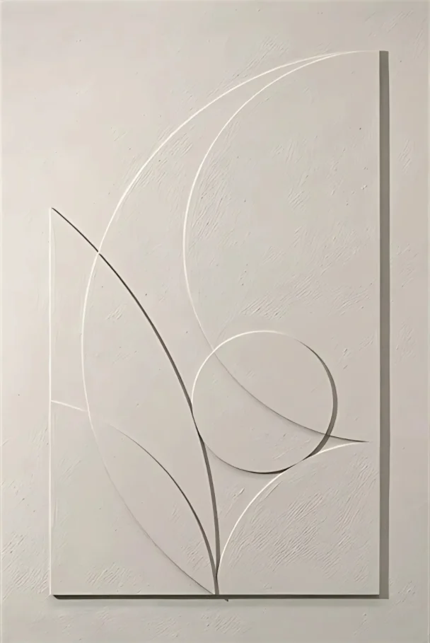 Plakat geometryczny z efektem 3D Jasnozielony